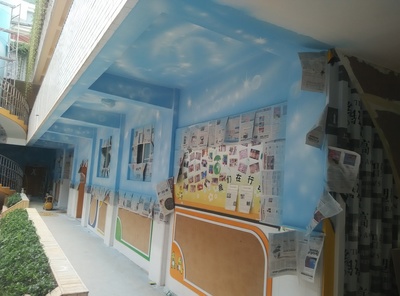 打造童趣樂園 昆明西山區前衛幼兒園墻體彩繪與地坪工程實踐